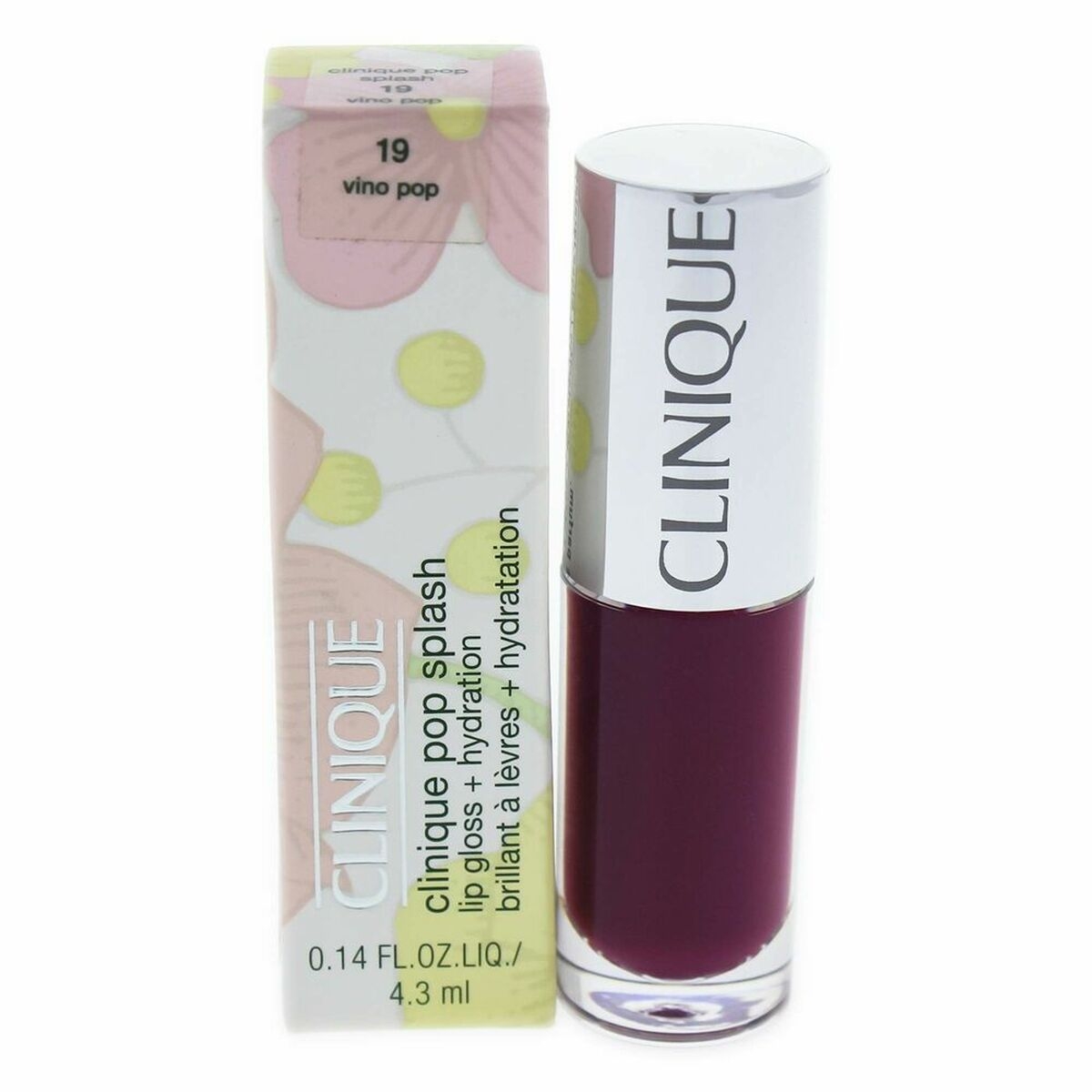 ACQUA GLOSS POP SPLASH LIP GLOSS #19-VINO POP