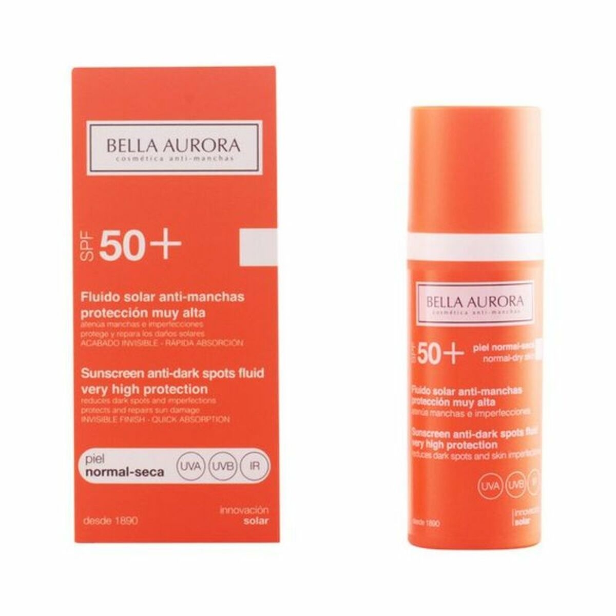 BELLA AURORA SOLAR ANTI-MANCHAS PIEL SECAS SPF50+