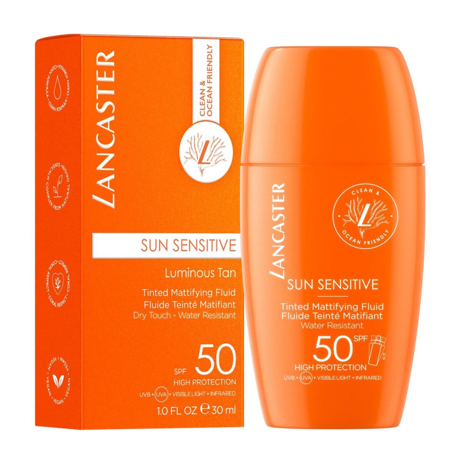 SUN SENSITIVE TINTED MATTIFYING FLUID SPF50