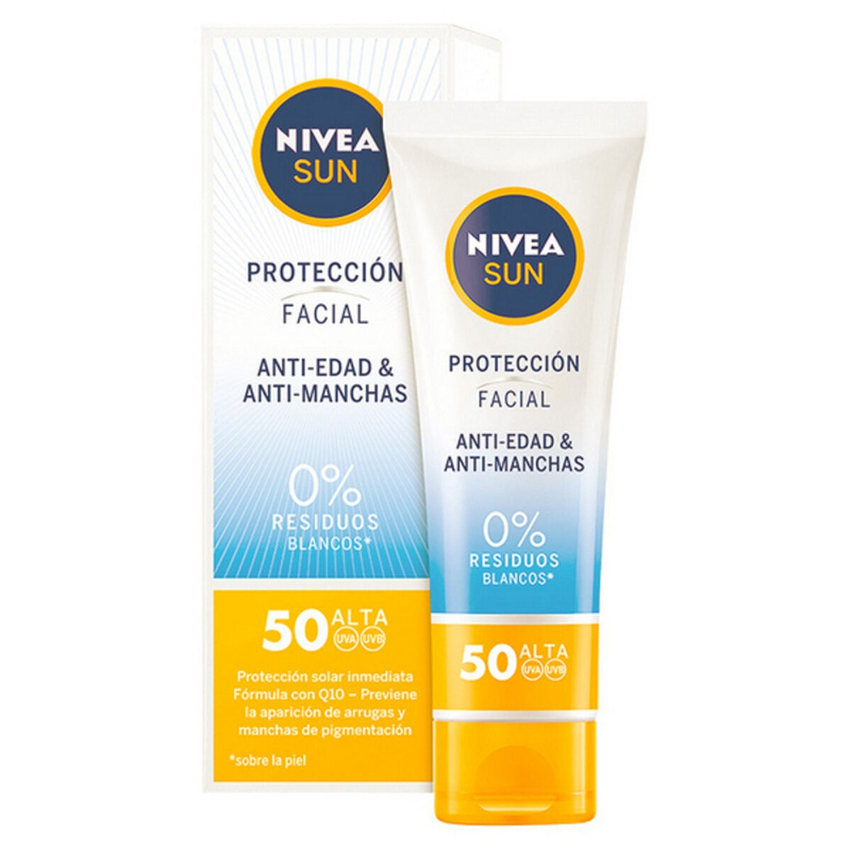 SUN FACIAL ANTI-MANCHAS & ANTI-EDAD SPF50