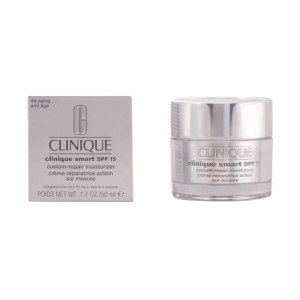 CLINIQUE SMART SPF15 CUSTOM REPAIR MOISTURIZER ANTI-AGE SECH