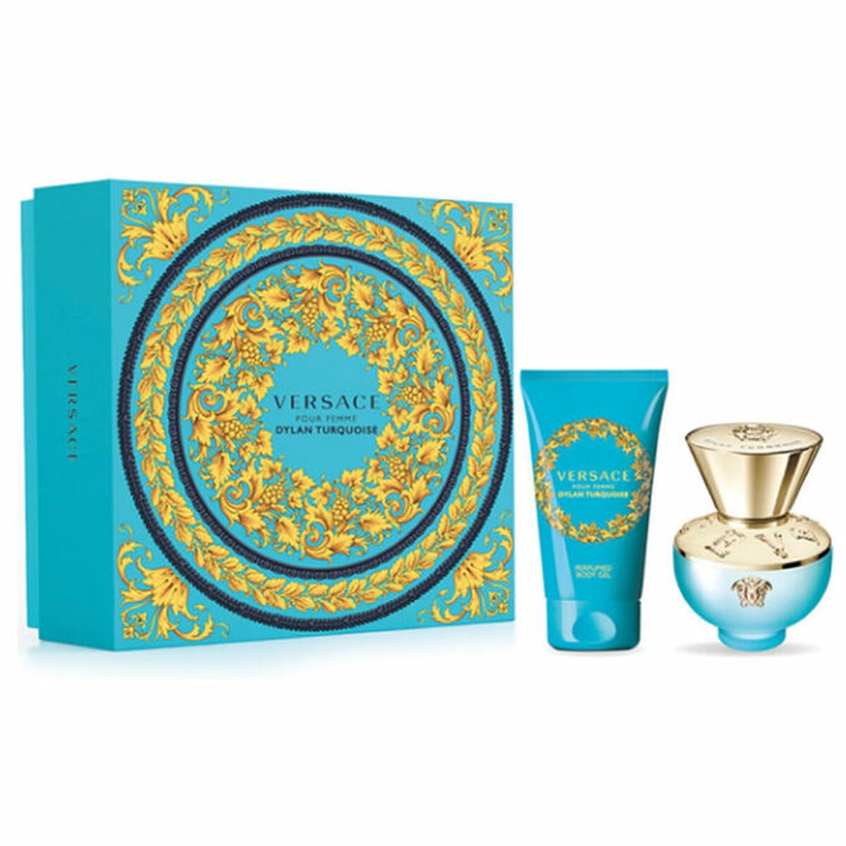 VERSACE DYLAN TURQUOISE EDT 30 VP+BG 50