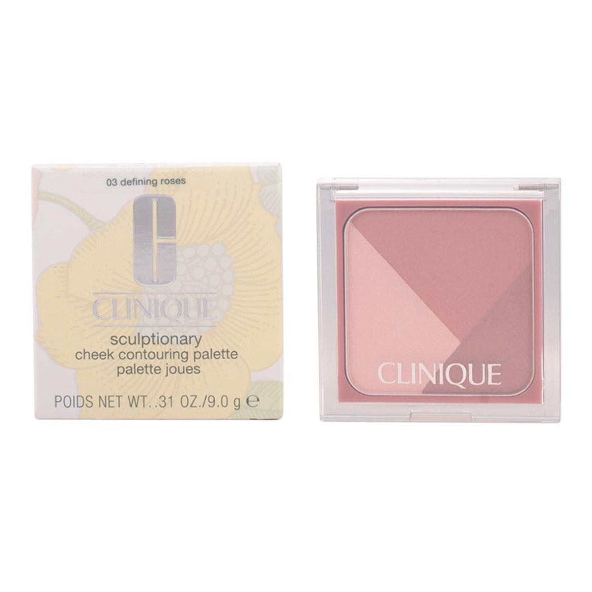 CLINIQUE SCULPTIONARY CHEEK CONTOUR PALETA 03 DEFINING ROSES