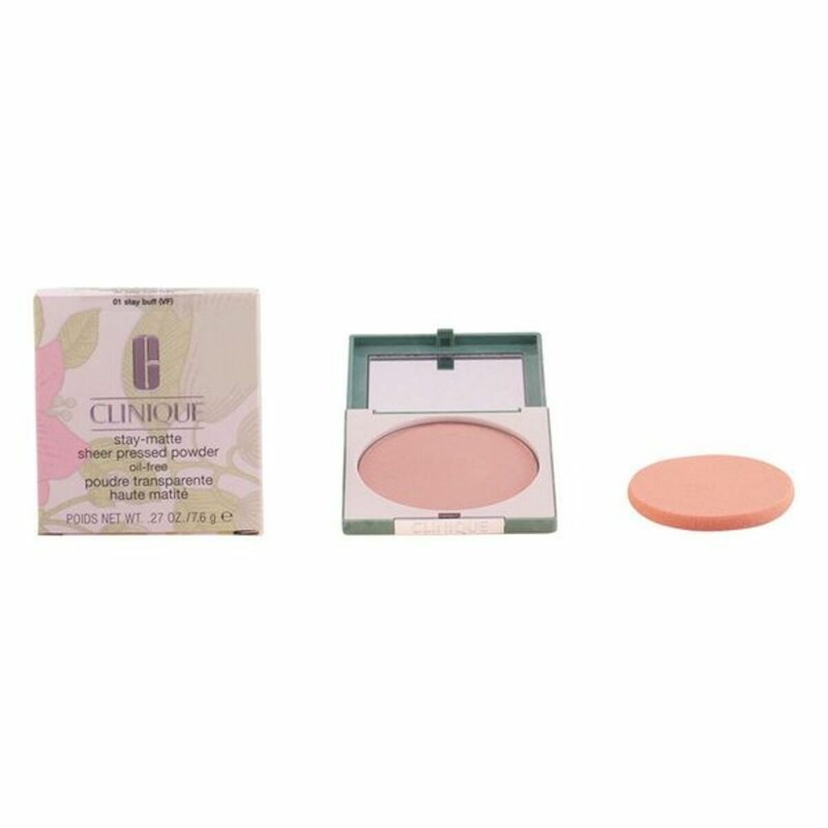 CLINIQUE STAY MATTE SHEER POLVOS COMPACTOS 03 STAY BEIGE OIL