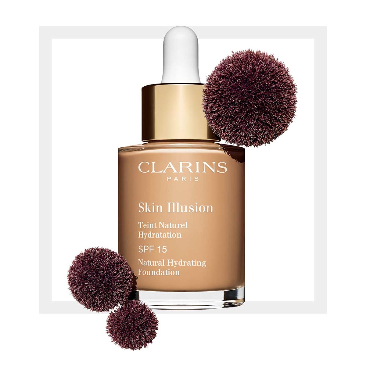 CLARINS SKIN ILLUSION BASE SPF15 110 HONEY