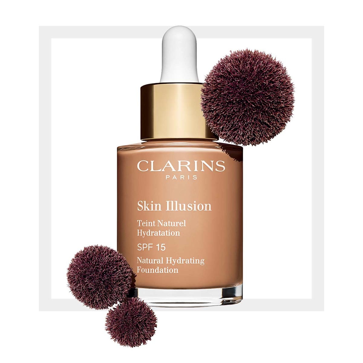 CLARINS SKIN ILLUSION BASE SPF15 112C AMBER