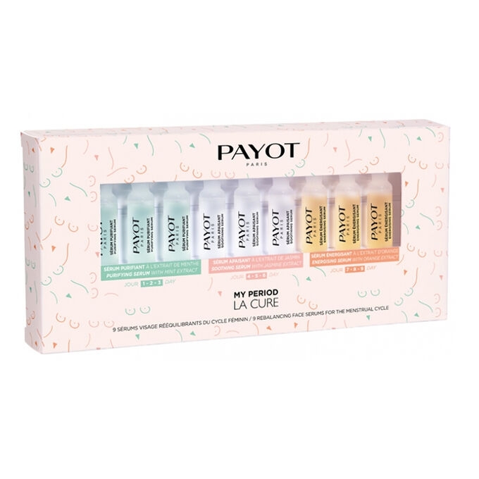 PAYOT PARIS MY PERIOD LA CURE TONICOS FACIALES 9 AMPOLLAS 1.