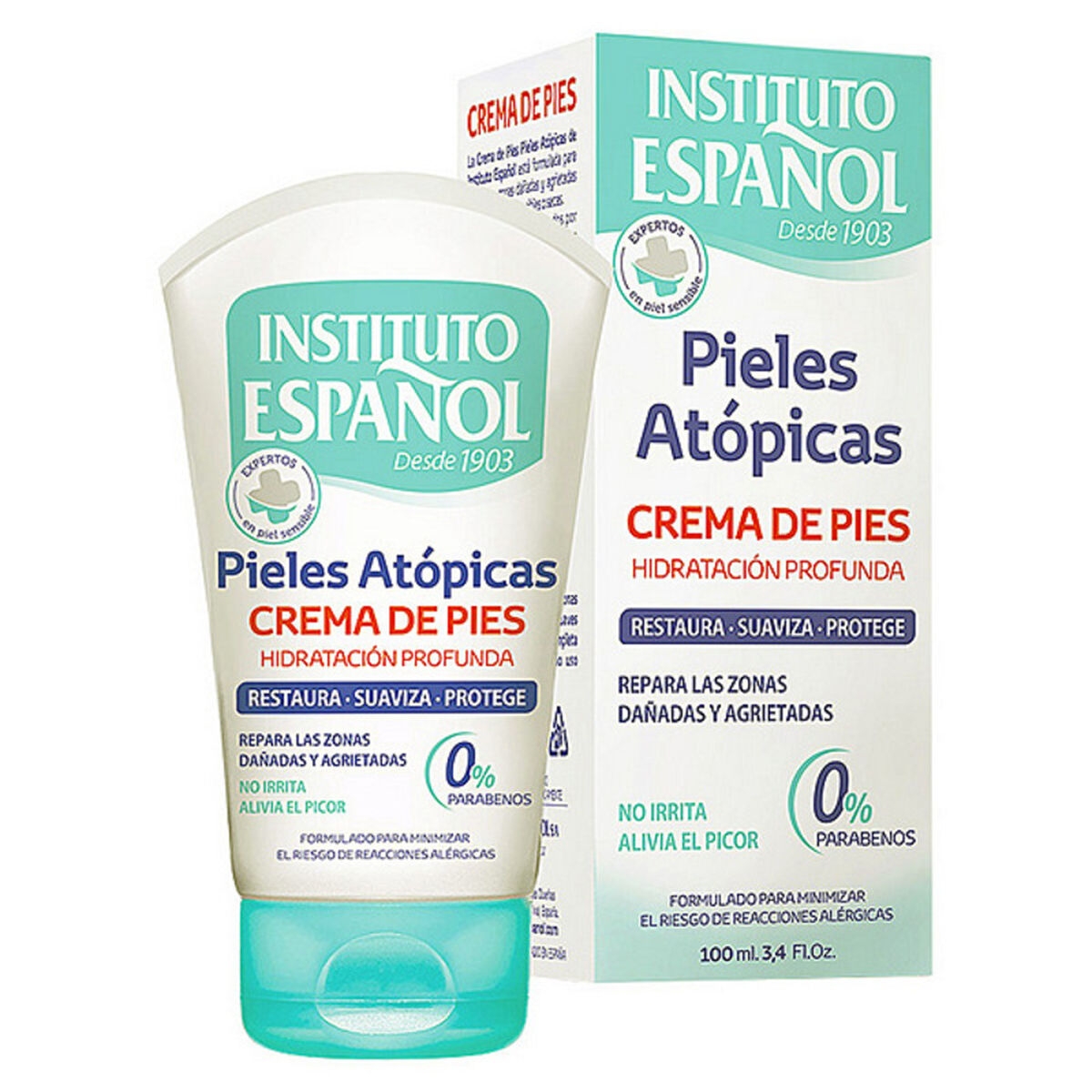 Instituto Español Tubo Crema De Pies Línea Atópica