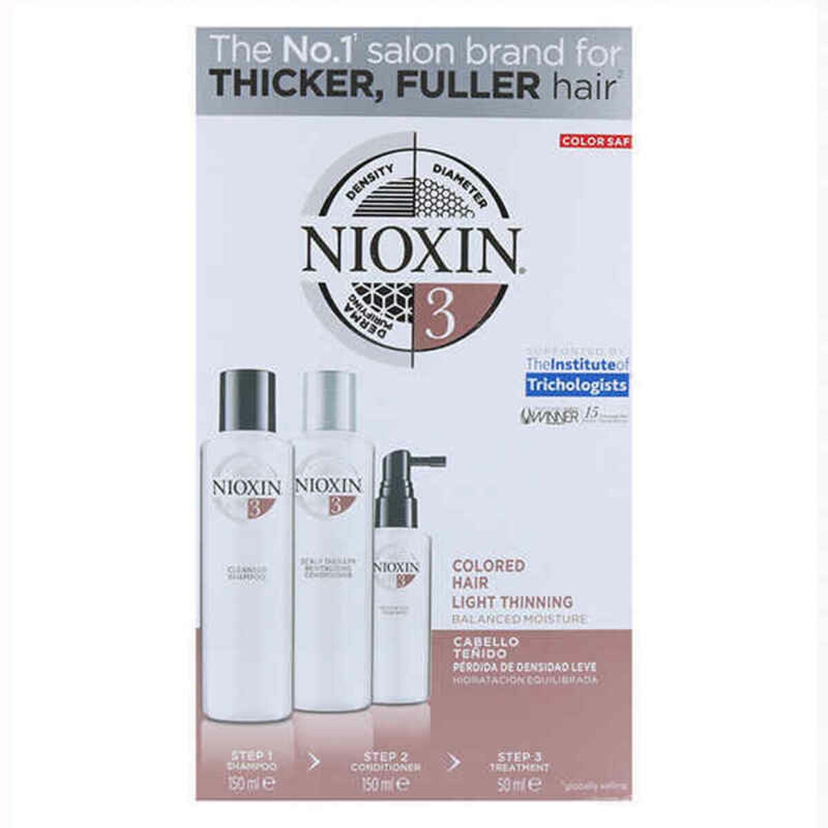 Nioxin Thinning 3 2X150 Ml+50 Ml Trial Set