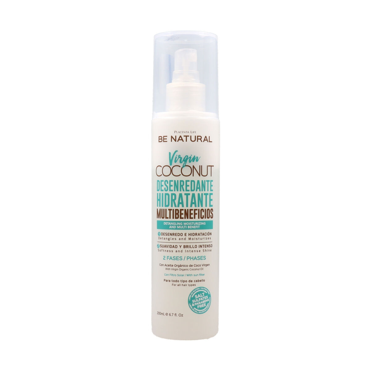 ACONDICIONADOR DESENREDANTE BE NATURAL VIRGIN COCONUT