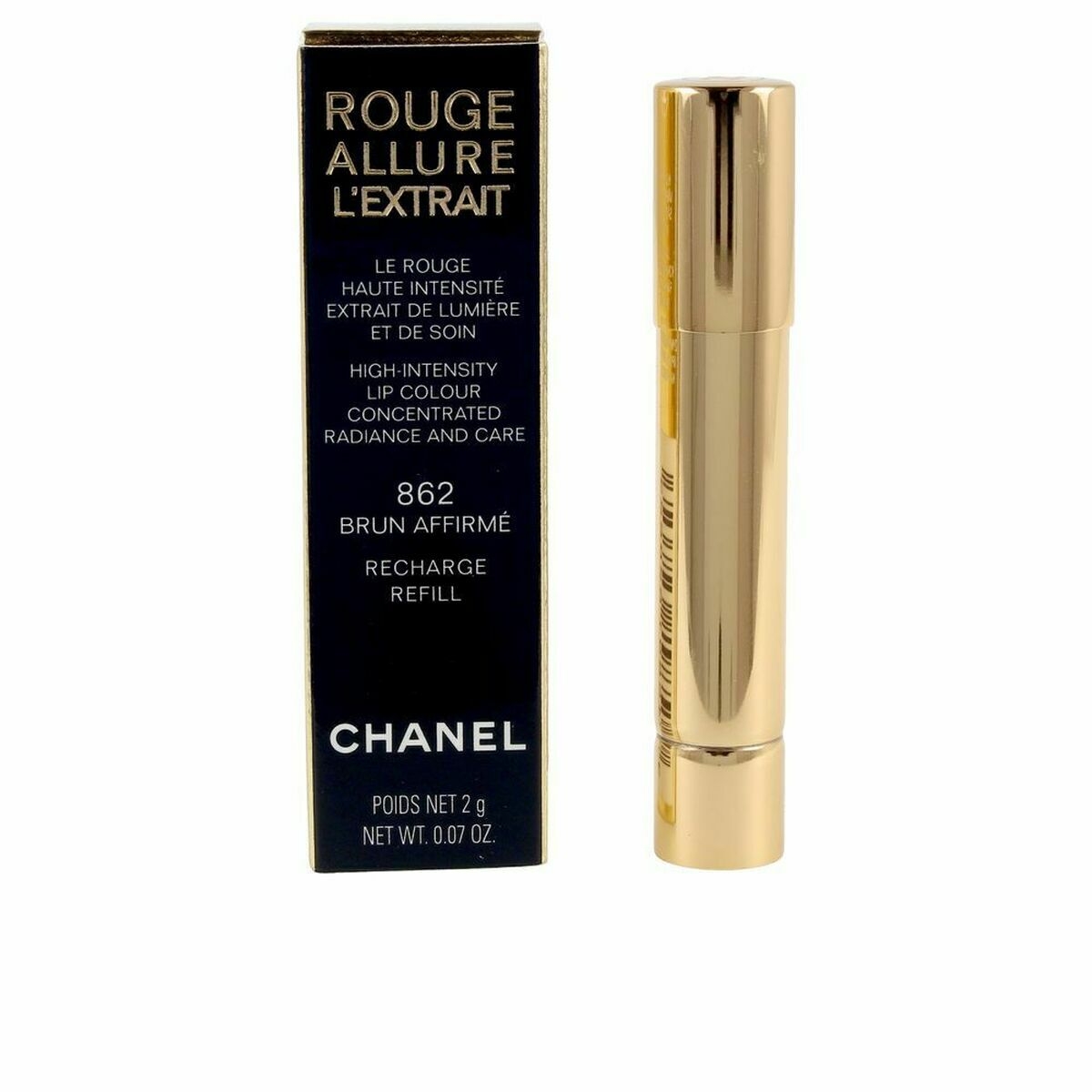 ROUGE ALLURE LEXTRAIT LIPSTICK RECHARGE #BRUN AFFIRME-862